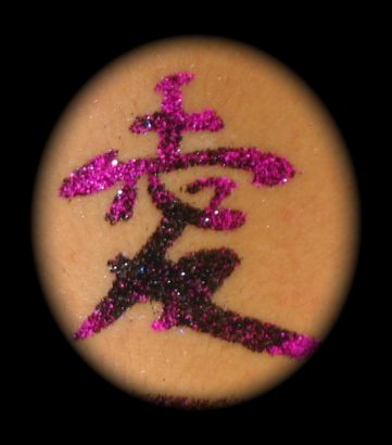 Glitter Tattoo Image